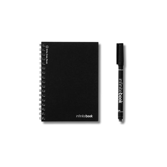 Kit Caderno Infinitebook A6 Preto