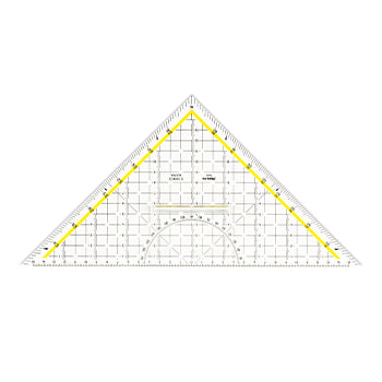 Esquadro Geométrico 32,5 cm Aristo com Pega