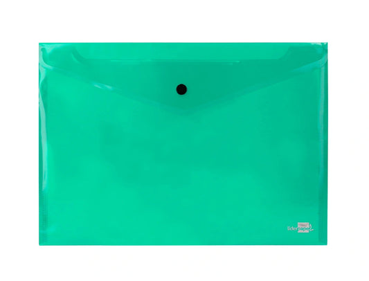 Bolsa Tipo Envelope A4 Mola Verde Opaco Pack 10