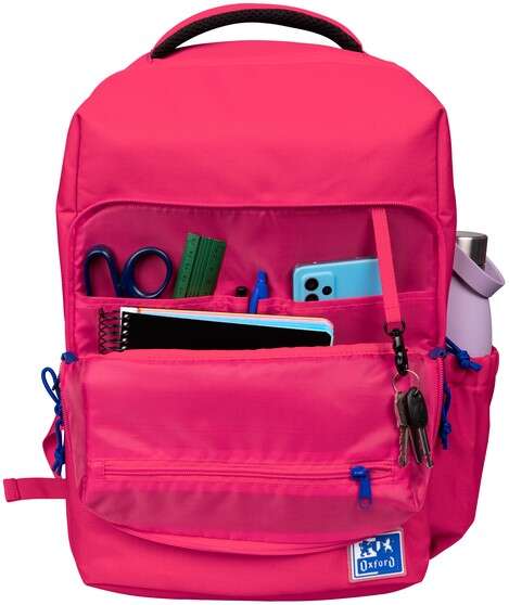 Mochila Escolar Oxford +LB B-Out 42x30x15-20cm Rosa