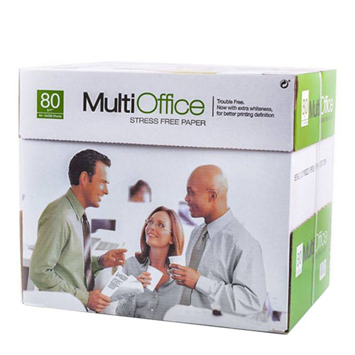 Papel cópia A4 80gr Multioffice Branco 5x500 Folhas