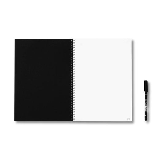 Kit Caderno Infinitebook A4 Preto Liso