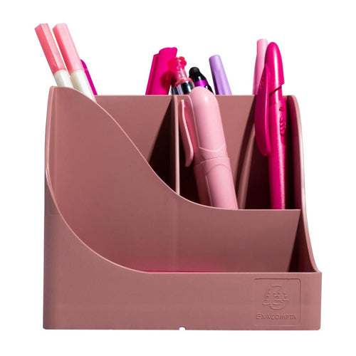 Porta-Lápis de Secretária Exacompta Skandi Rosa Velho