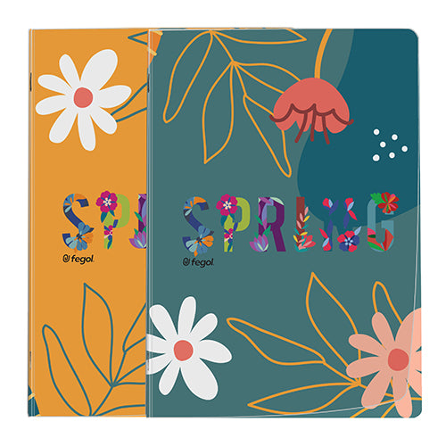 Caderno Agrafado A4 48 Folhas Pautado Spring