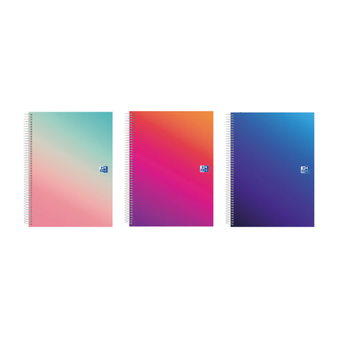 Caderno Oxford Espiral A4 Capa Dura 120FLS Gradient Pautado