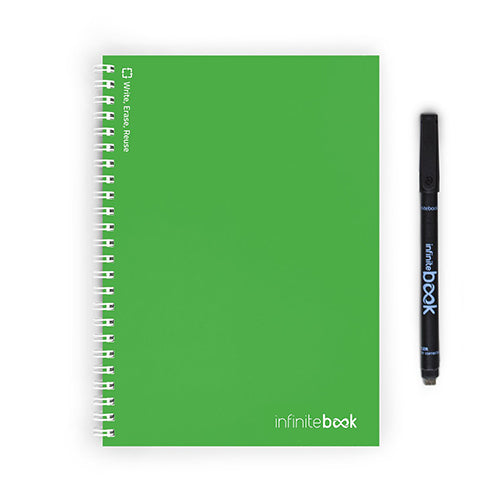 Kit Caderno Infinitebook A5 Verde