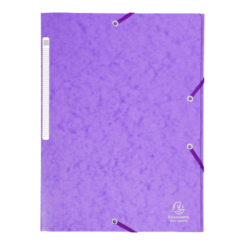 Capa Com Elásticos A4 Cla 4255gr Exacompta Violeta