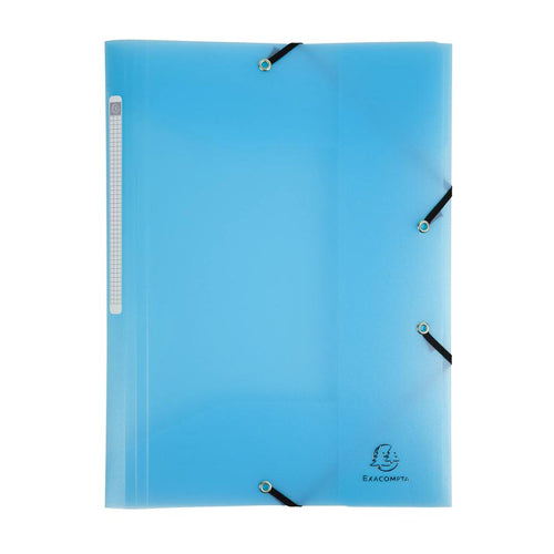 Capa com Elásticos A4 PP Exacompta Chromaline Pastel Azul