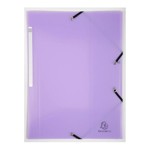 Capa com Elásticos A4 PP Exacompta Chromaline Pastel Violeta