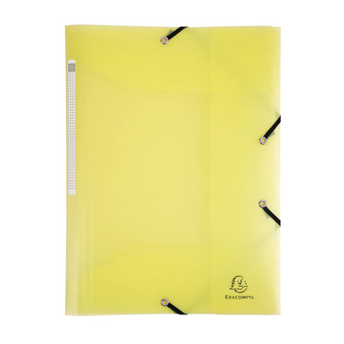 Capa com Elásticos A4 PP Exacompta Chromaline Pastel Amarelo