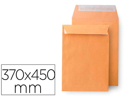 Caixa 100 Sacos Kraft LIDERPAPEL K-36 370x450mm Silicone