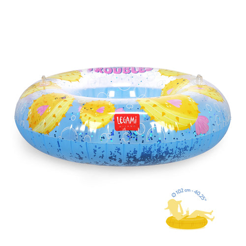 Bóia Inflável Maxi Legami - Pufferfish