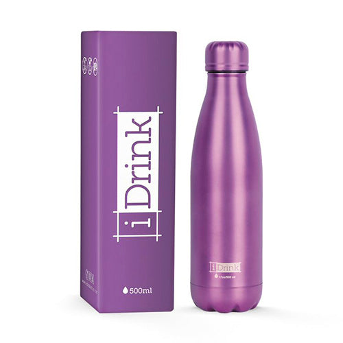 Garrafa Térmica 500ml I-DRINK Violeta Metal ID0023