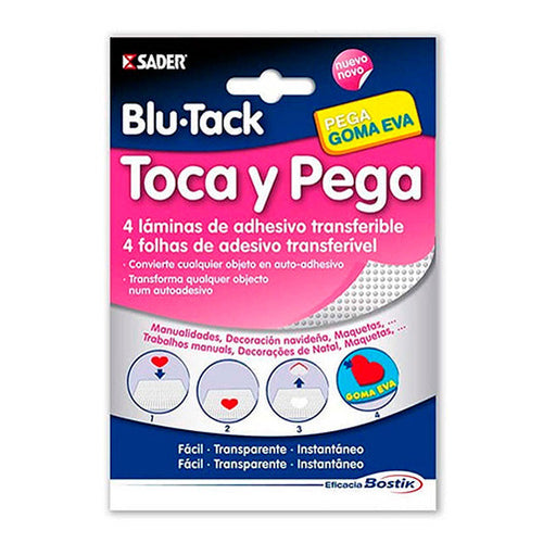 Goma Adesiva BLU-TACK Transferível Transparente Toca e Pega