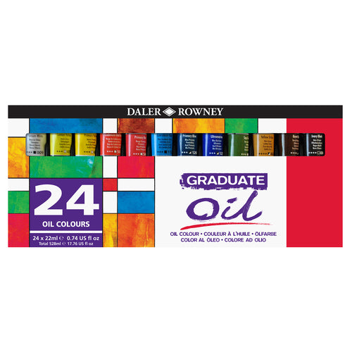 Kit Tinta Óleo Daler Rowney Graduate Oil 24X22ML
