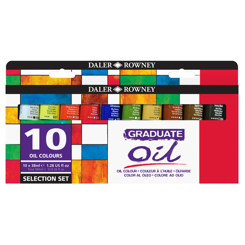 Kit Tinta Óleo Daler Rowney Graduate Oil 10X38ML
