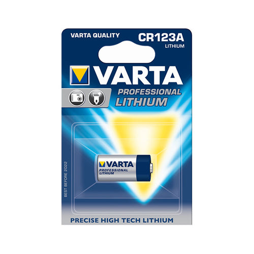 Pilha Lítio CR123A 3V 1600MAH Varta 6205