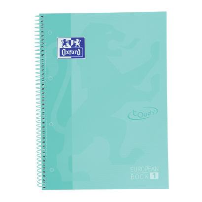 Caderno Espiral A4 Oxford Write&Erase Pautado Menta