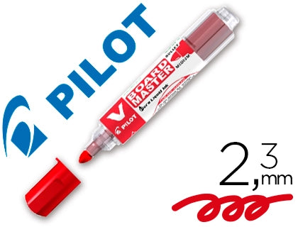 Marcador Quadro Branco Pilot V-Board Master Begreen Vermelho Cx.10