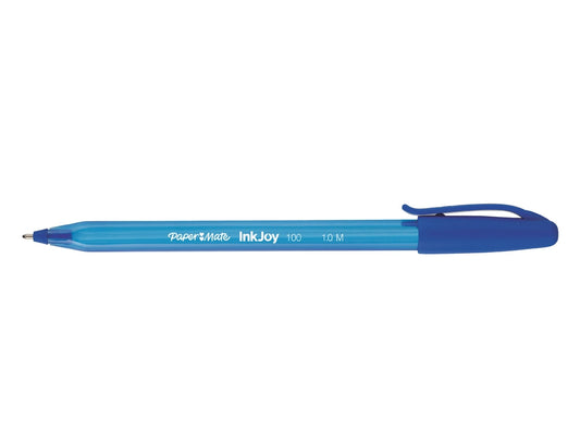Esferográfica Paper Mate Inkjoy 100 Cap 1.0mm Azul