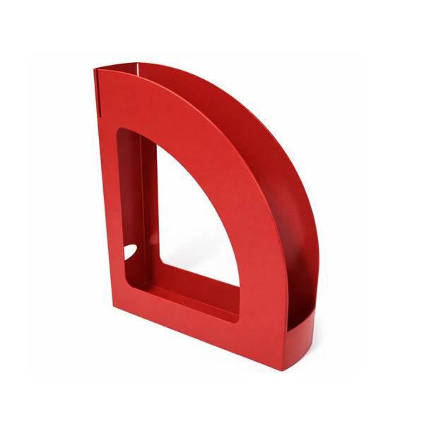 Porta Revistas Plástico Opaco Vermelho