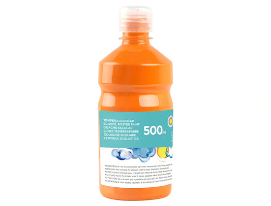 Guache Escolar 0,5L Laranja