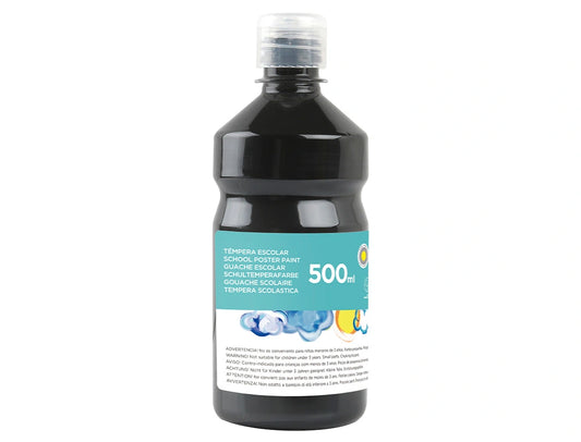 Guache Escolar 0,5L Preto