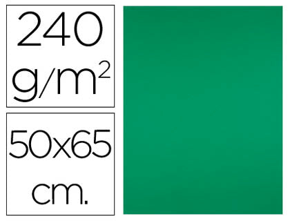 Cartolina 50X65mm 240gr Verde Natal Pack 25uni