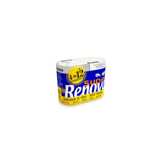 Papel Higiénico Doméstico 44,9mts 2Fls Renova 4 Rolos (4=12)