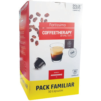 Café Cápsulas p/ DG CoffeeTherapy Fortissimo 30un