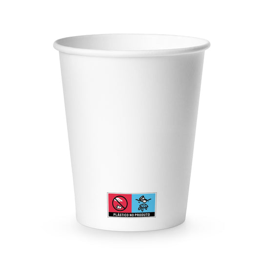 Copos Papel Café 089ml 3oz Branco 500un