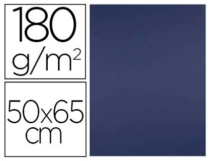 Cartolina 50X65mm 180gr Azul Safira Pack 25uni