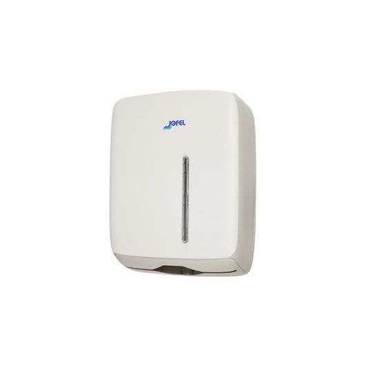 Dispensador Toalhas Mão Zig-Zag Branco Mate