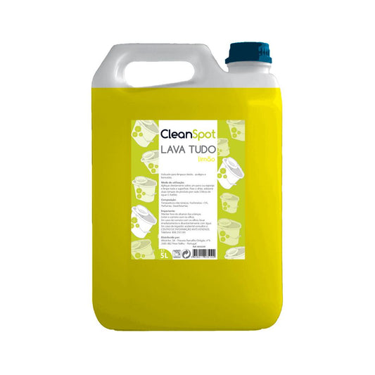 Detergente Cleanspot Lava Tudo Limão 5L