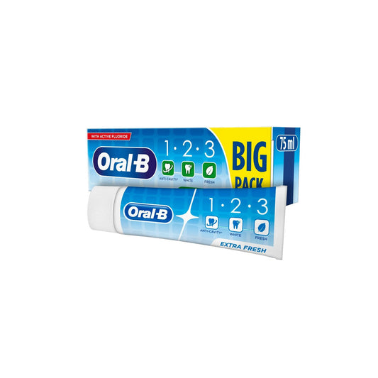 Pasta de Dentes Oral-B 123 Extra Fresh 100ml 2 un