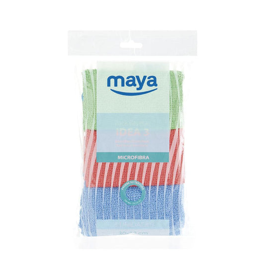 Pano Microfibra 30x32cm Sortido Pack 6un