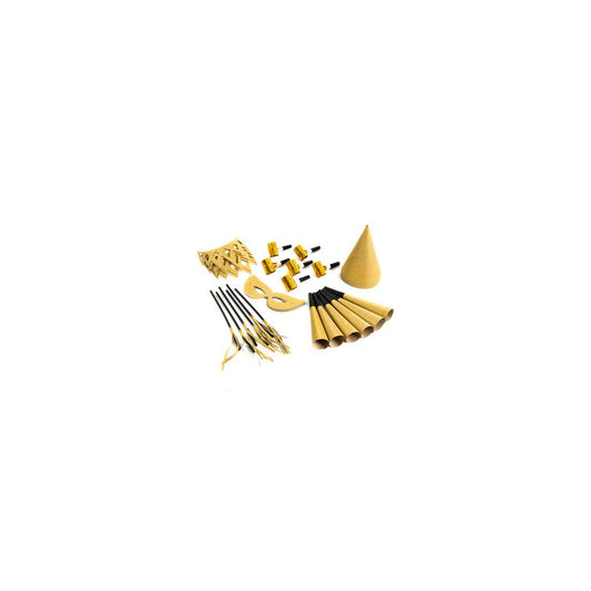 Kit Festa Dourado para 6 Pessoas