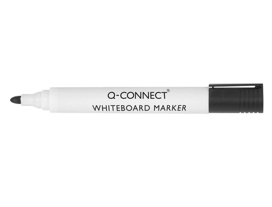 Marcador Quadro Branco Preto Ponta Redonda 3.0mm Cx.10