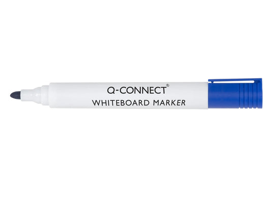 Marcador Quadro Branco Azul Ponta Redonda 3.0mm Cx.10