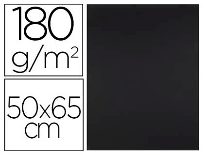 Cartolina 50X65mm 180gr Preto 25uni
