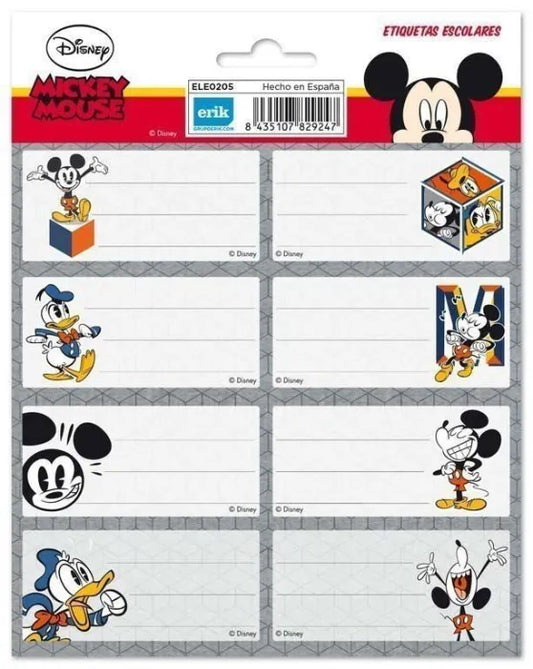 Blister de 16 Etiquetas Erik Disney Classic