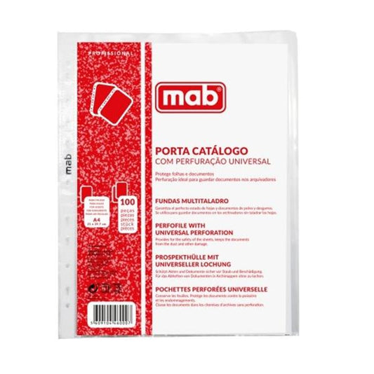 Bolsas Catálogo (Micas) A4 30mic Pack 100un