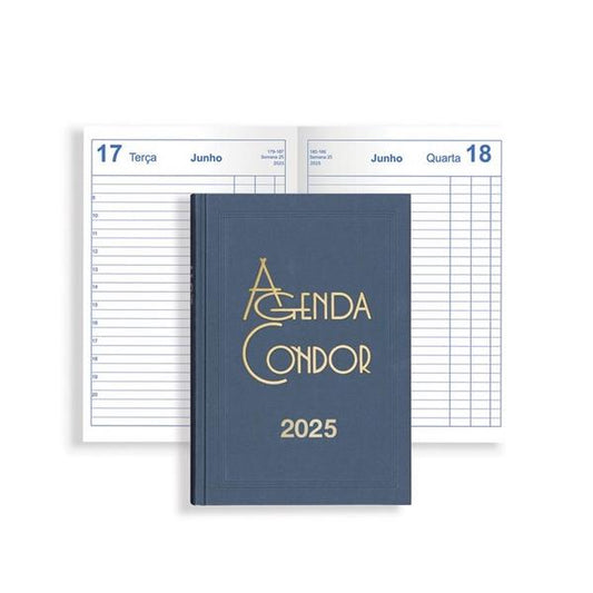 Agenda 2025 Diária Condor A21 14X21cm Azul