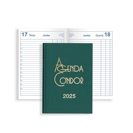 Agenda 2025 Diária Condor A21 14X21cm Verde