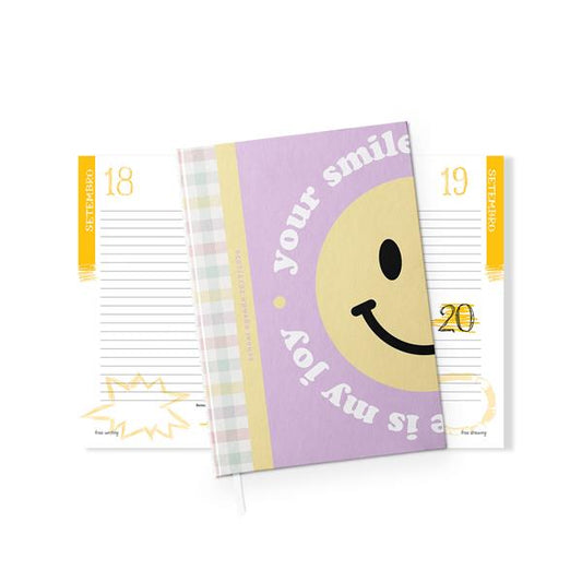 Agenda Escolar 25/26 Diária 12X16.5cm Capa Almofadada
