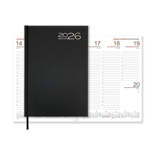 Agenda 2026 Semanal Orion A27 20X27 Preto