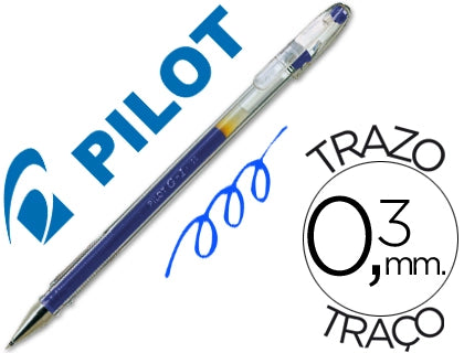 Esferografica Pilot g-1 Azul Tinta Gel Cx.12