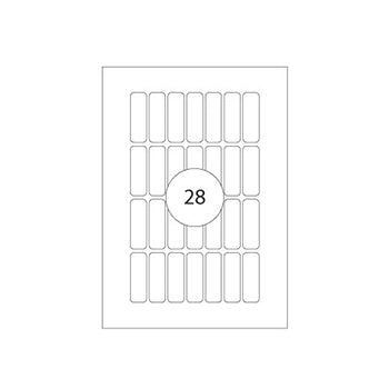 Etiquetas 13x40 Apli 01637 10 Folhas A5 280un Pack 2