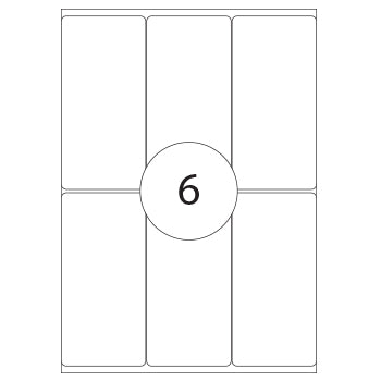 Etiquetas 49x100mm Apli 15 Folhas A5 102un Branco