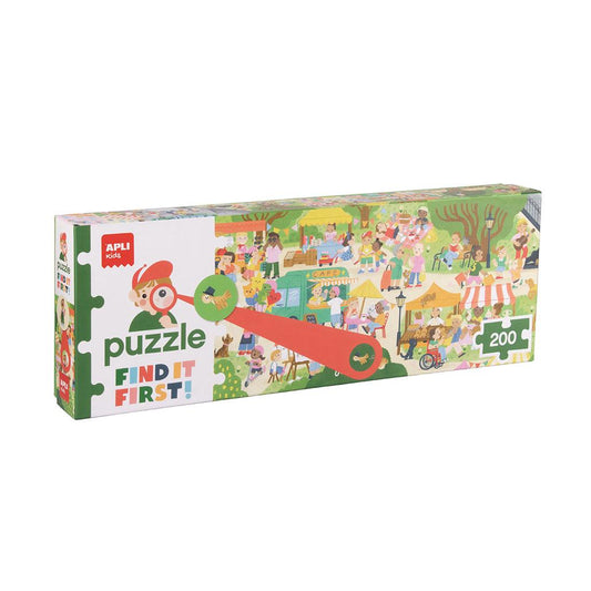 Jogo Educativo Puzzle Apli Observação Mercado 200 Peças